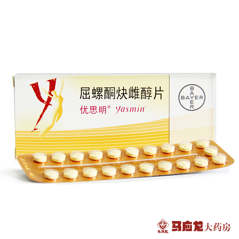 优思明 屈螺酮炔雌醇片 21片/盒