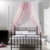 Cô gái dễ thương công chúa giường ngủ rèm in hoa bình dị cung điện rèm giường Hàn Quốc đầu giường trang trí rèm giường - Bed Skirts & Valances