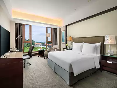 Xiamen Yuehua Hotel | Xinyuelou Garden Deluxe King Room | Parent-Child Paradise | Jianfa's Hotels