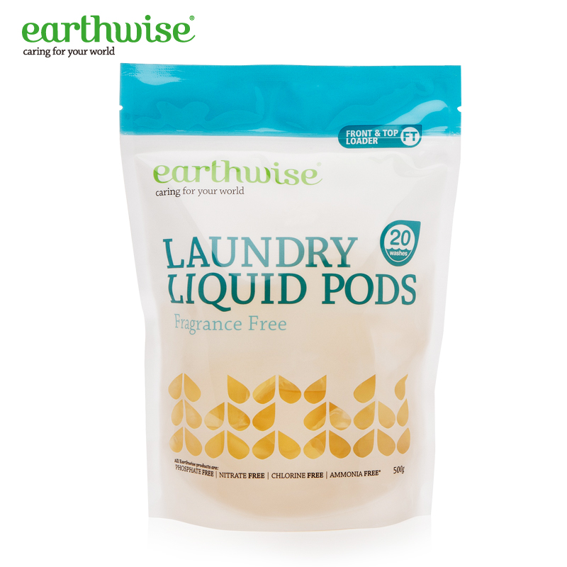 earthwise胶囊型洗衣液 洗衣球 500g 无香型 便捷 高效洁净 亲肤