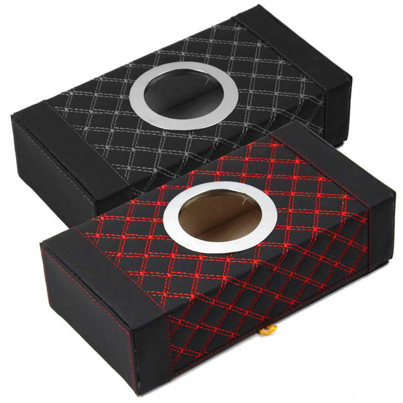 红酒车饰用品车用皮革纸巾盒 可爱创意汽车纸巾盒车载座式抽纸盒
