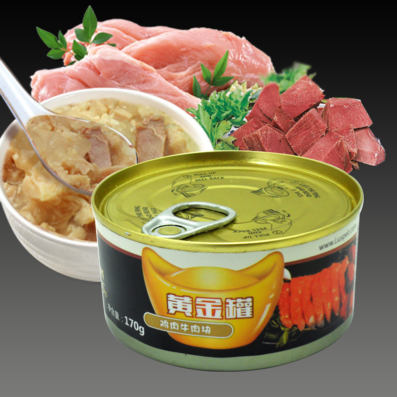 路斯狗罐头狗粮宠物犬狗零食妙鲜包鸡牛肉泰迪幼犬成犬狗湿粮食品
