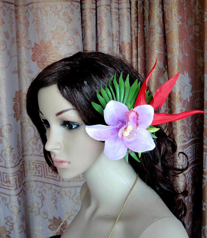 Hawaiian Hula Show Costume Accessories Headflower Props Headdress Beach Hair Accessories