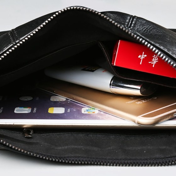 新款潮流街头格子手拿包文件包 韩版男包时尚手包商务休闲信封包