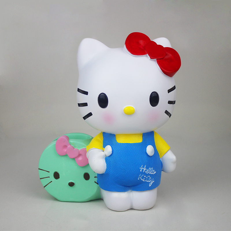 17cm high 15cm wide new large latex mold cartoon children's DIY painted model piggy bank