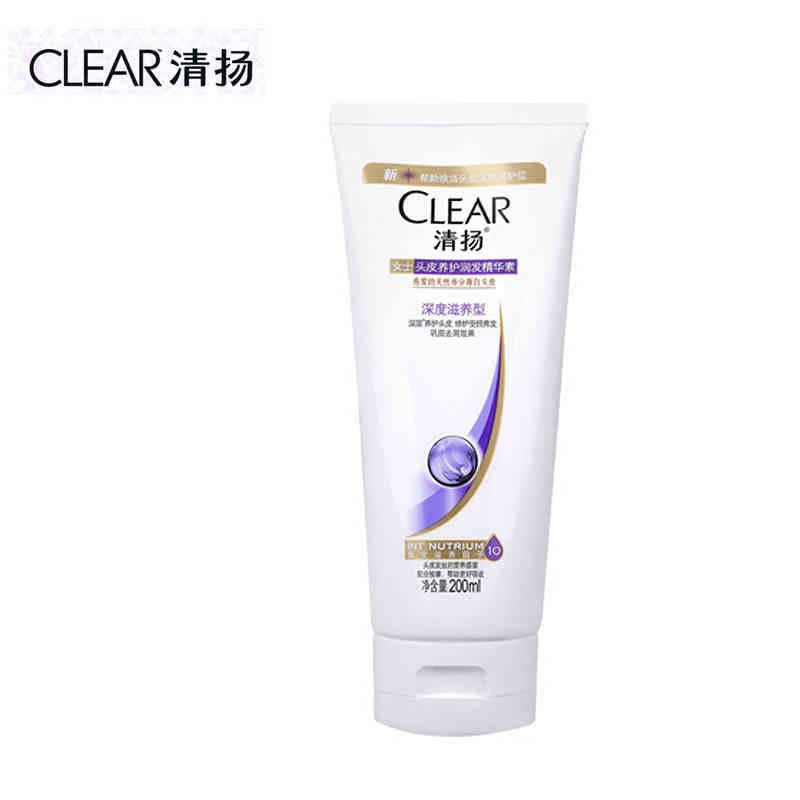 清扬CLEAR 女士头皮养护精华素深度滋养型200ml润发乳护发素