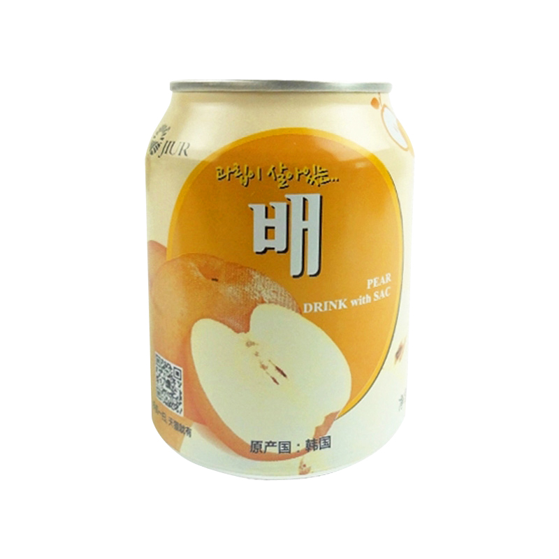 【天猫超市】九日牌进口饮料 韩国梨果肉果汁瓶装饮料 甜味238ml