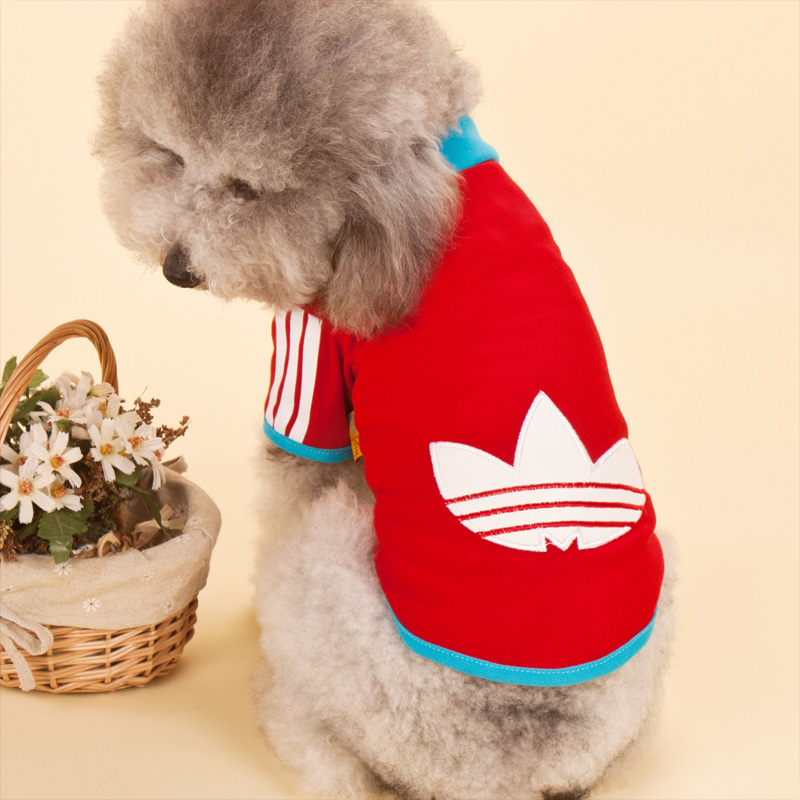 polo衫运动宠物服装背心小狗狗衣服泰迪贵宾比熊吉娃娃春夏款卫衣