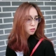 Xue Zhiqian với kính gọng đen nam kính nửa khung gọng kính mắt nữ hộp bức xạ ánh sáng phẳng có thể được trang bị cận thị - Kính khung