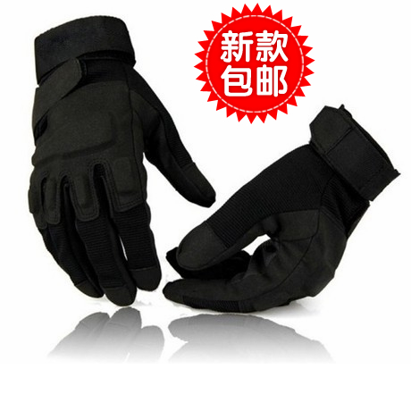 Special Forces Tactical Black Hawk Full Finger Gloves Outdoor Sport Motorcycle Riding Fitness Non-Slip Mountaineering Gloves Men and Women