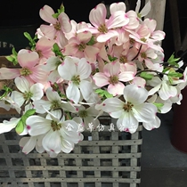 Simulation Constructed Wood Flowers Fake Flowers Soft Fashion Engineering Decoration Flower Restaurant Home Placement Flowers Holding Flower Props Accessories