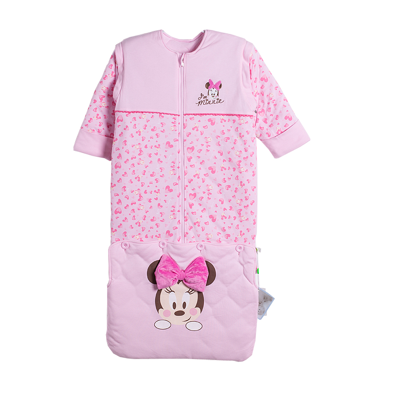 Disney/迪士尼彩色世界夹棉加兜脱袖成长睡袋