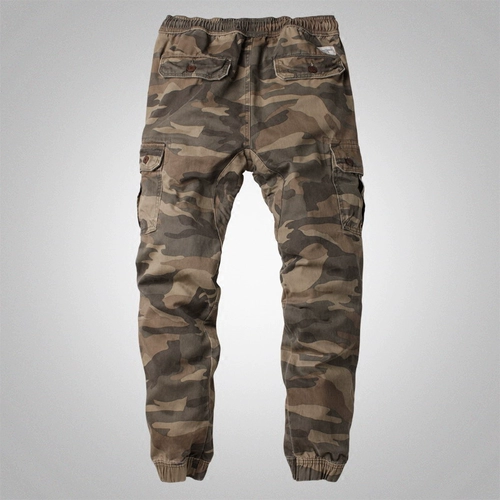 Камуфляжные спортивные дорожные штаны, свободный крой