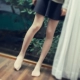 80D quần lót mùa xuân và mùa thu nhung dày vớ xà cạp màu xám thịt giảm béo chân cỡ lớn vớ quần tất cực đẹp Xà cạp