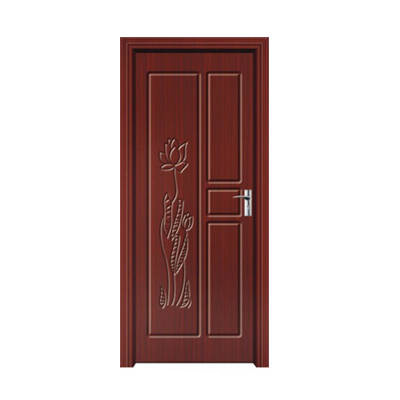 Solid wood lacquered door PVC door wooden door steel wood door Wooden Door Eco Door Indoor Door Manufacturer Direct flat door style