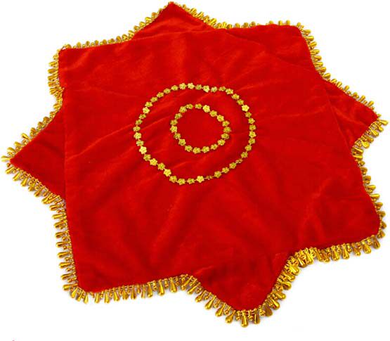 Hot selling thickened octagonal handkerchief flower handkerchief dance handkerchief flower dance handkerchief two-person handkerchief