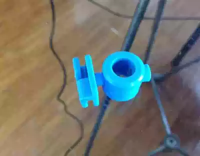 High voltage pulse electronic fence host accessories a large number of spot blue insulator ABS middle rod buckle