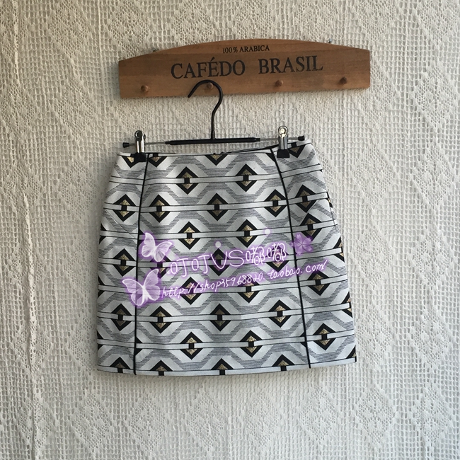 Special~~R Geometric Pattern Slim Fashion Skirt