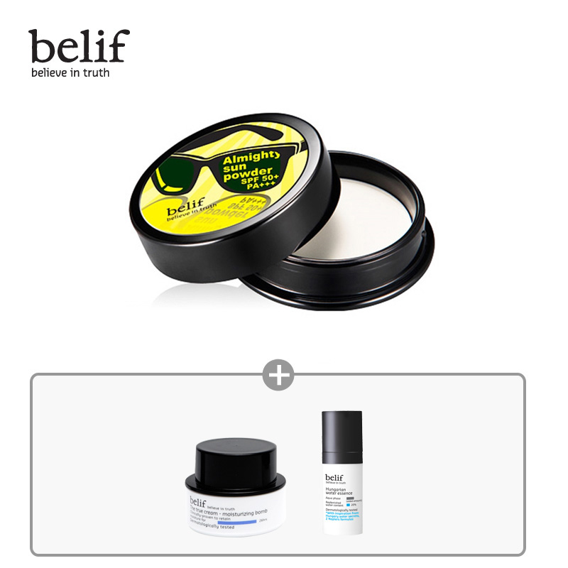 韩国LG直邮belif/碧硏菲 全能防晒粉饼 15g 防晒