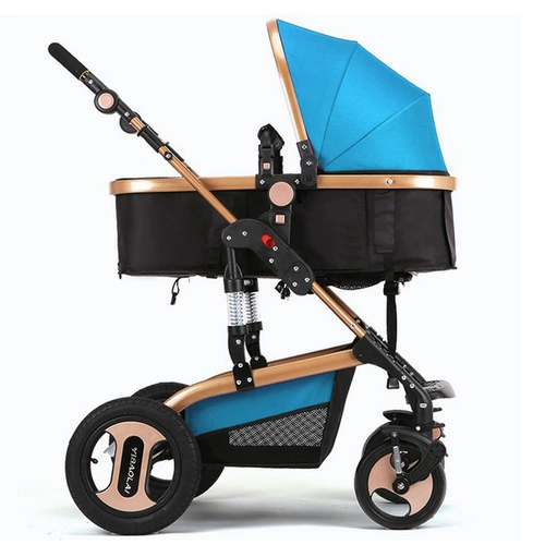 Коляска для близнецов, съёмный самолет с сидением, складная тележка для новорожденных для двоих, можно сидеть и лежать