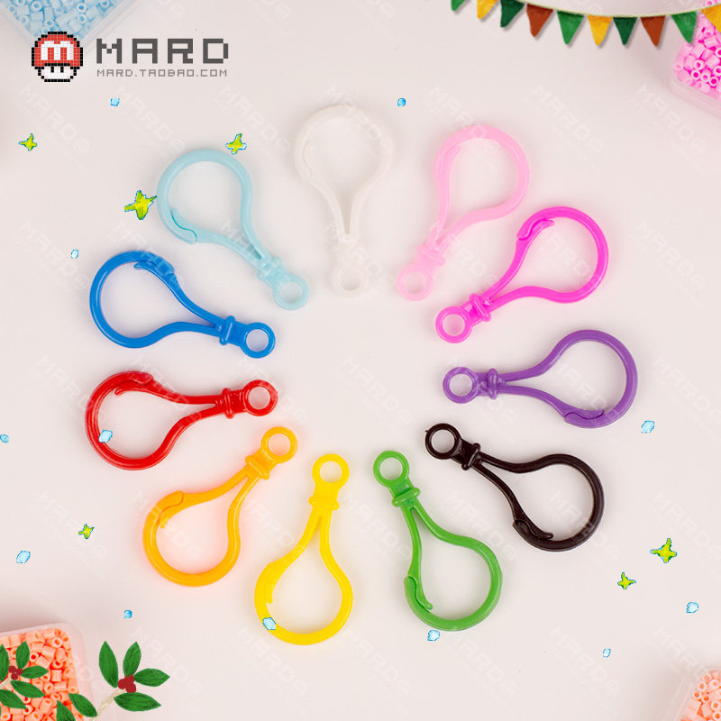 MARD Collared Bean Acrylic Hanging Button Question Mark Buckle Candy Color Hanging Buckle Application Accessories