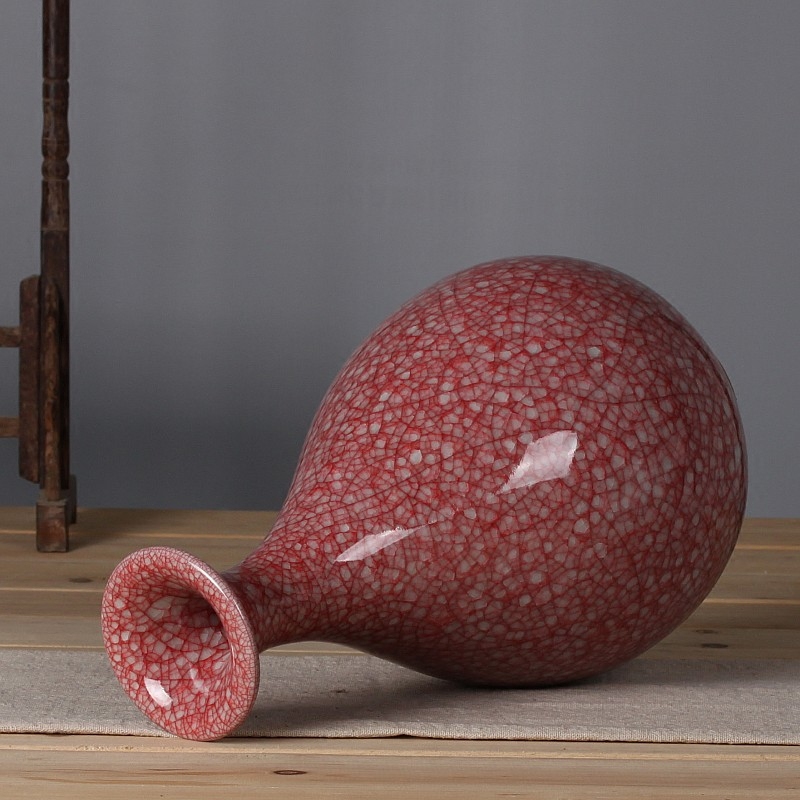 Jun porcelain ceramics antique vase modern home sitting room adornment classic furnishing articles