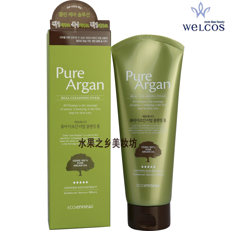 Fruitland ECO ENNEA Pure Natural Argan Oil Foaming Face Wash 180ML