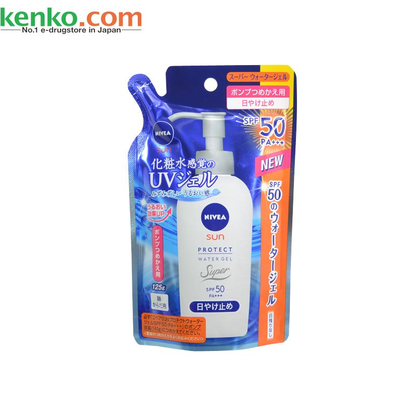 【日本直邮】NIVEA/妮维雅水润防晒凝露啫喱 清爽控油 125g替换装