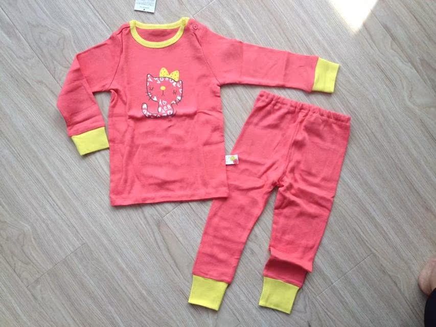 Special price Ahousehold * dearbaby new girl's home clothes autumn clothes underwear sleepwear pants set for winter pyjamas