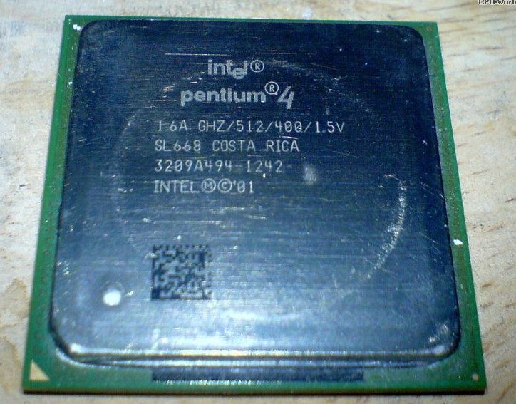 SL668 (Intel Pentium 4 1 6a GHz) 478 needle desktop computer CPU Pentium 4 processor