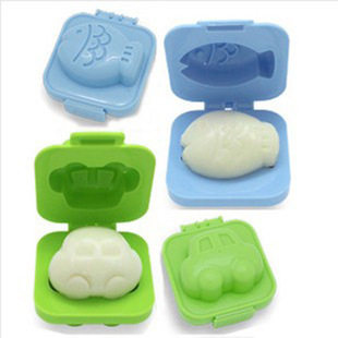 Cute Egg Mould Rice Ball Mould Sushi Mould Egg Transformer Small Fish Car Little Bear Rabbit