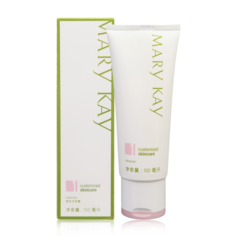Marykay/玫琳凯1号洗面奶柔性洗面霜女美白洁面乳深层清洁正品
