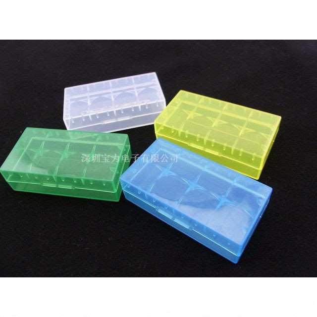 CR123A 18650 battery box Battery storage box protection box contains 2 18650 batteries