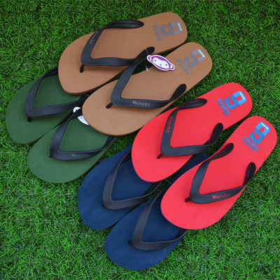 New Style Little Monkey Personality Men's Matte Non-Slip Sole Comfortable Simple European and American British Casual Flip-Flops Sandals