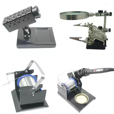 New multifunctional magnifying glass repair fixture soldering iron stand tin wire rack