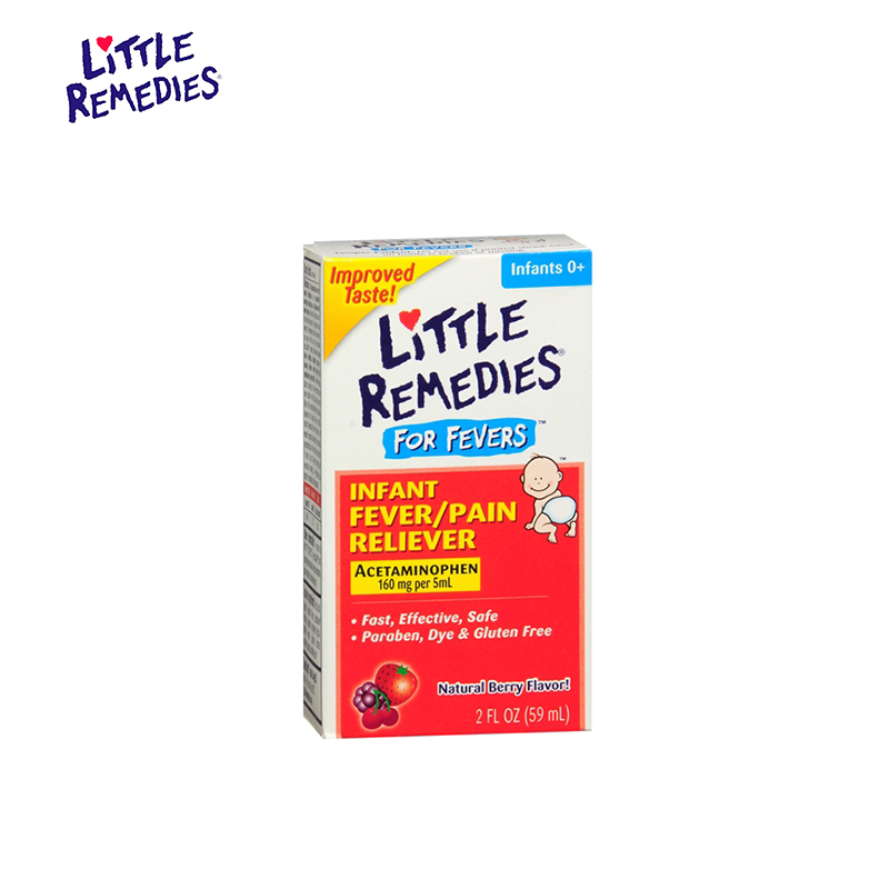 Little Remedies 婴儿退烧止痛口服液 59ml 天然梅果味