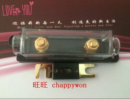 Automotive Sound Fuse Seat Power Amplifier Seat Transparent Insurance Seat Car Retrofit Insurance Waterproof Gold Plated