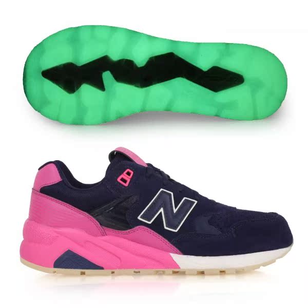 NEW BALANCE 580系列 女复古运动鞋(免运 NB 反 台湾官网直邮进口