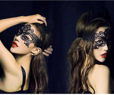Hollow Lace Mask Black Sexy Halloween Nightclub Bar Ball Show Christmas Ball Sex Mask