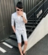 Mùa xuân và mùa hè mỏng in quần quần phù hợp với phù hợp với nam phù hợp với hai bộ phiên bản Hàn Quốc của bộ thợ làm tóc tự tu