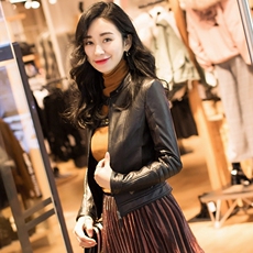 Кожаная куртка Кожи кожаная одежда женщина