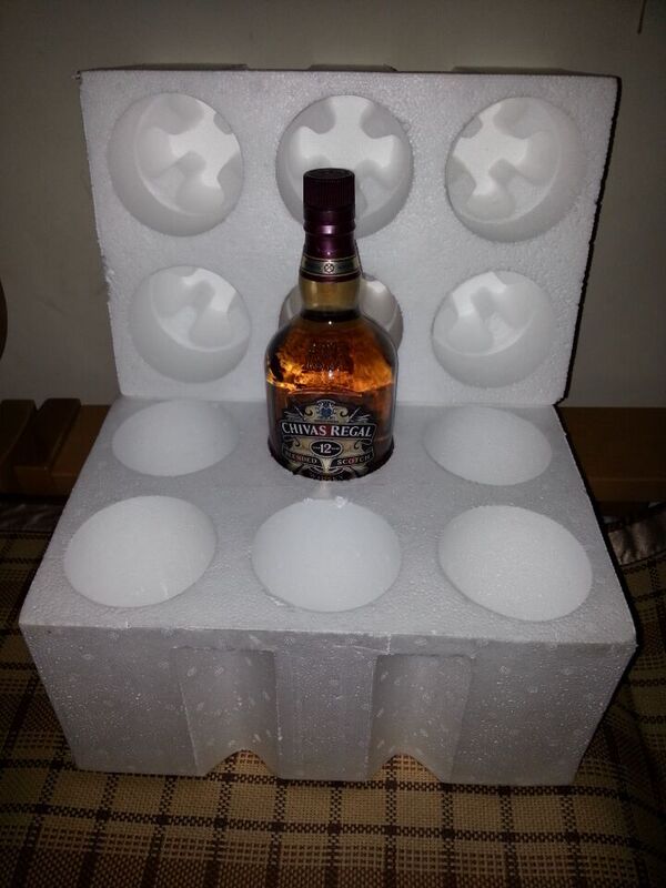 Chivas Regal Special Foam Packaging Box Express Shock-Proof Box Six-Pack Drop-Resistant Foreign Wine 12-Year-Old Scottish Whiskey