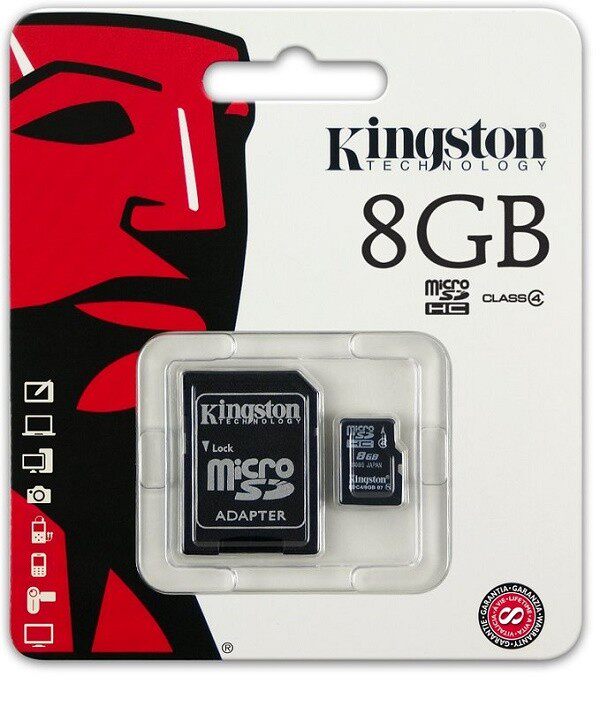KINGSTON 8GB 8G microSDHC【class 4】金士顿 microSD SD SDHC C