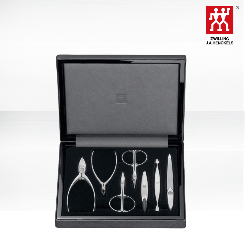 预售 Zwilling 双立人TWIN 1731 美甲7件套（真皮盒）97291-044