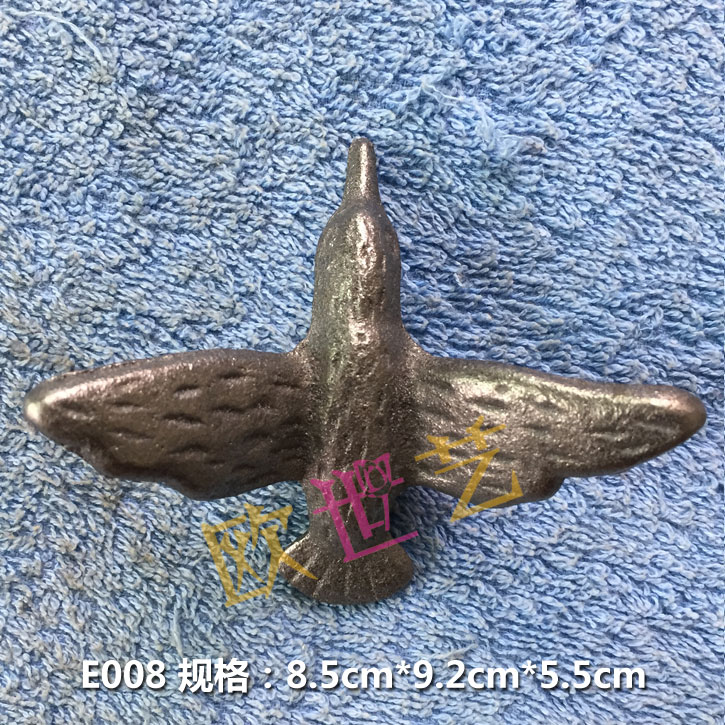 Ocene Art Cast Iron Accessories Wholesale E008 Flying Birds Iron Art Raw Iron Accessories Fields Garden Countryside Sparkling Swallow Birds