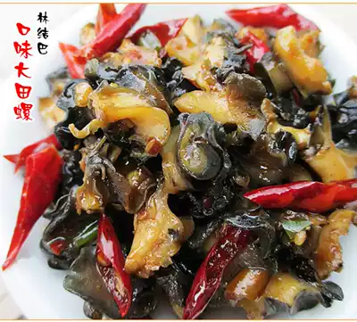 Taste big snail spicy snail meat Hunan ingredients Hunan cuisine fried field snail meat spicy screw meat 180g