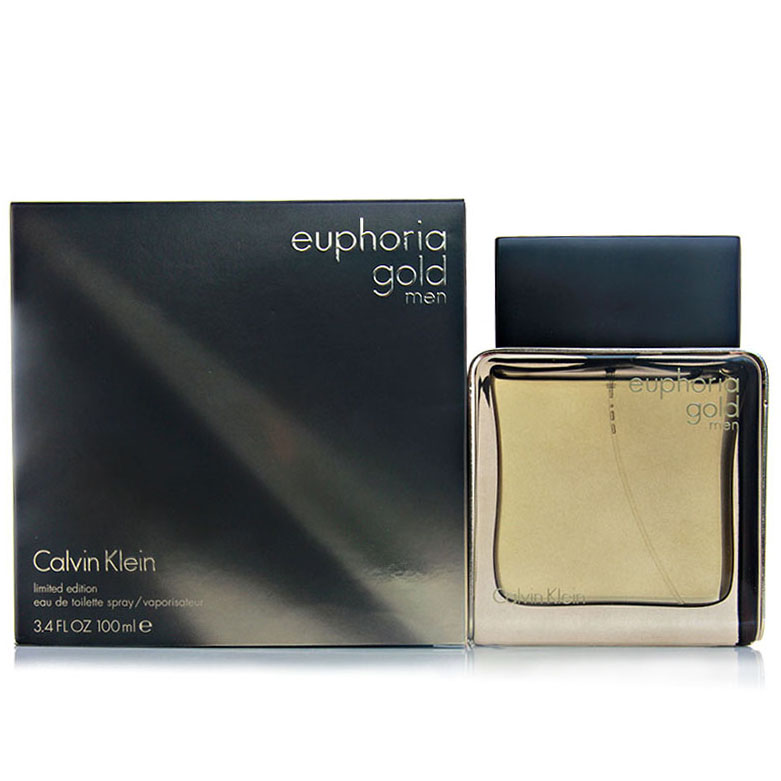 CK凯文克莱ck新款gold花开诱惑流金男士香水金装限量100ml
