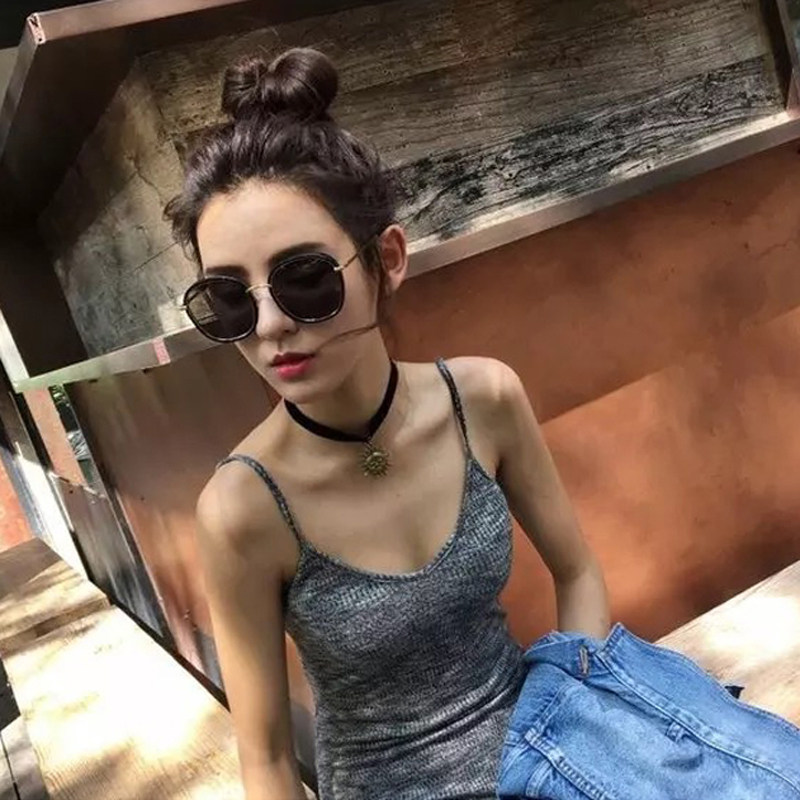 Fashion Korea sunglasses men and women with the same personality Retro polarized anti-UV sunglasses star cobra