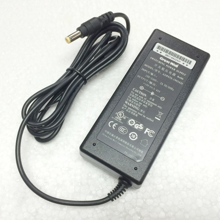 Original Great Wall 19V 3 42A Laptop power adapter ADP65S-1903420 Founder Charger