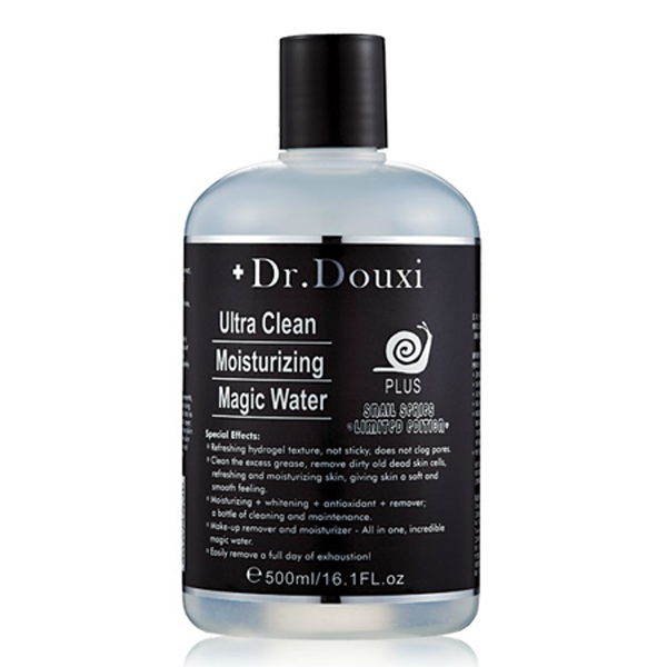 台湾Dr.Douxi朵玺 极净保湿魔幻水500ml 爽肤卸妆 蜗牛限量版